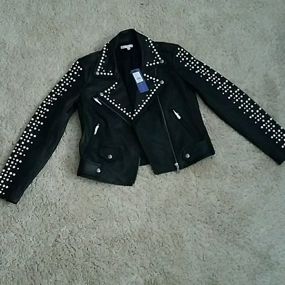 Rebecca Minkoff leather moto jacket